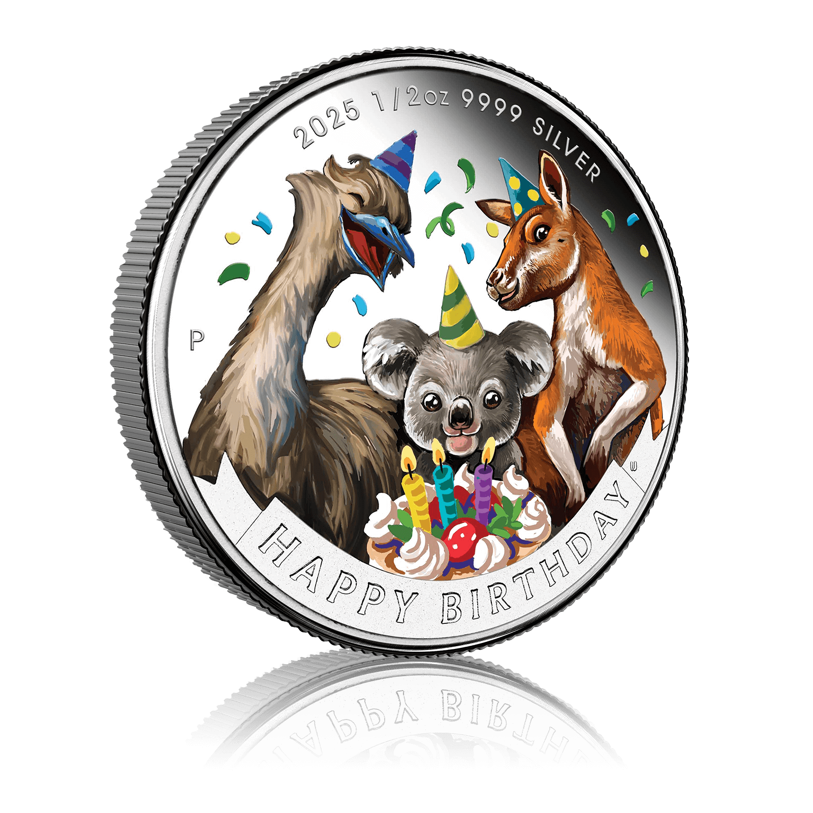 1/2oz Silver Proof Happy Birthday Coin In Card (2025) 4